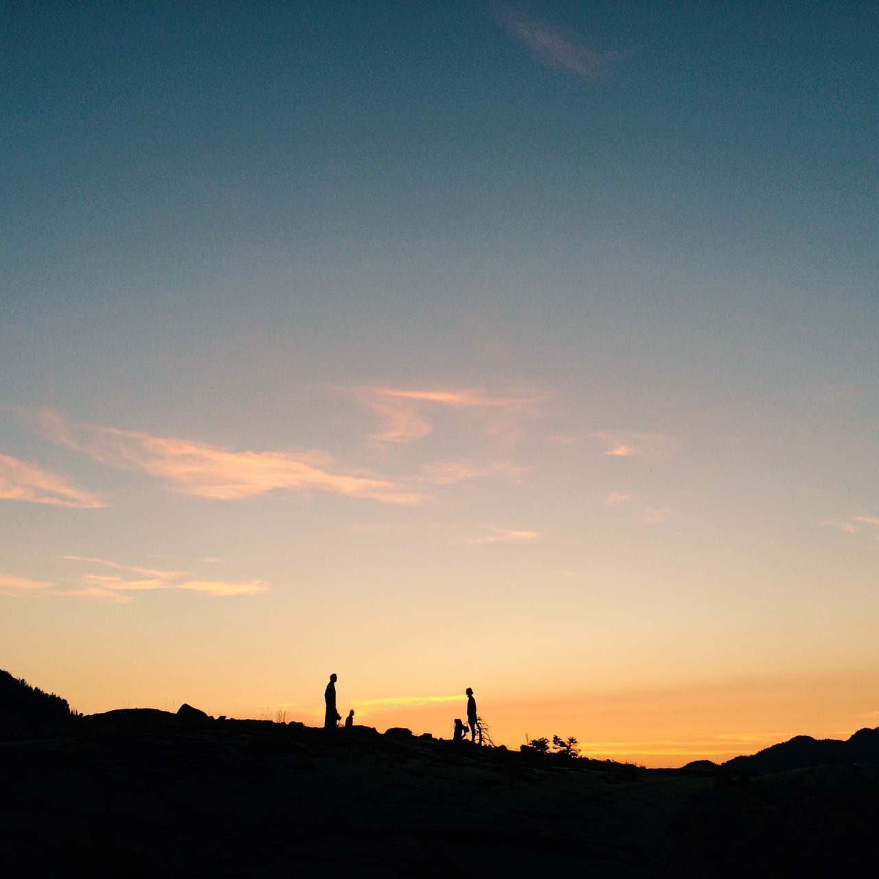 Silhouette People Couple Free Photo On Pixabay Pixabay