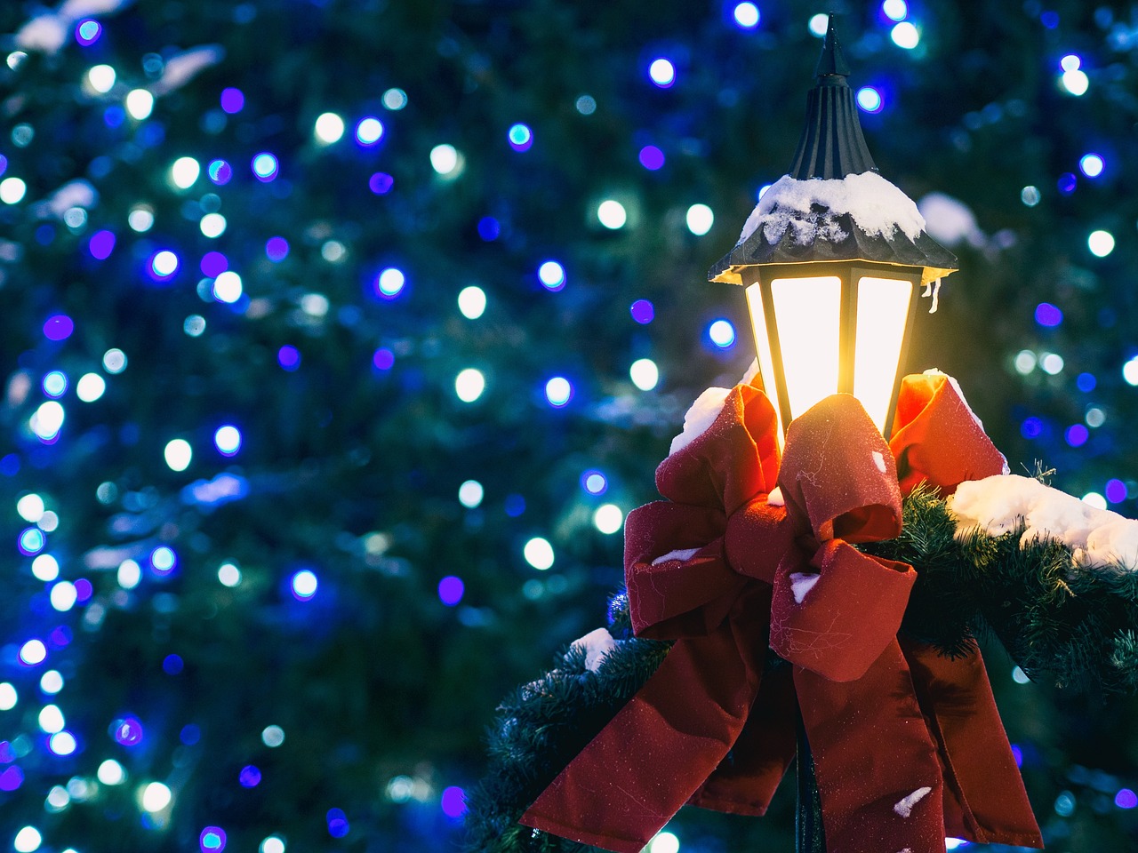 Weihnachten Licht Baum