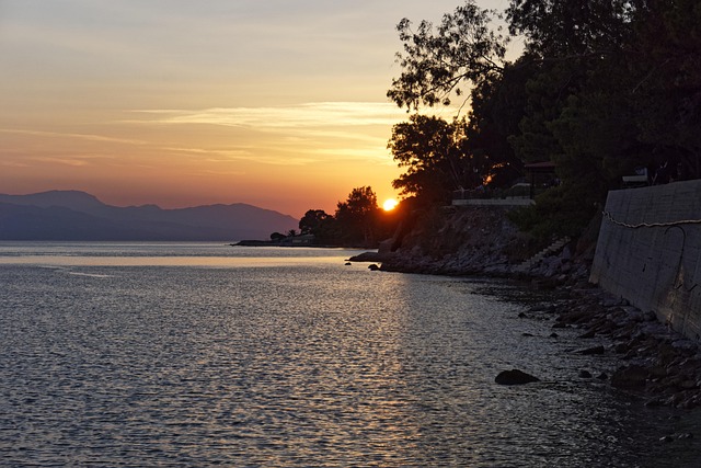 Atardecer, Naturaleza, Paisaje, Grecia