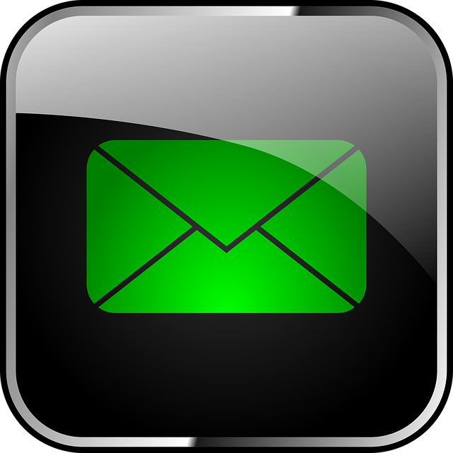 Free mail icon button illustration