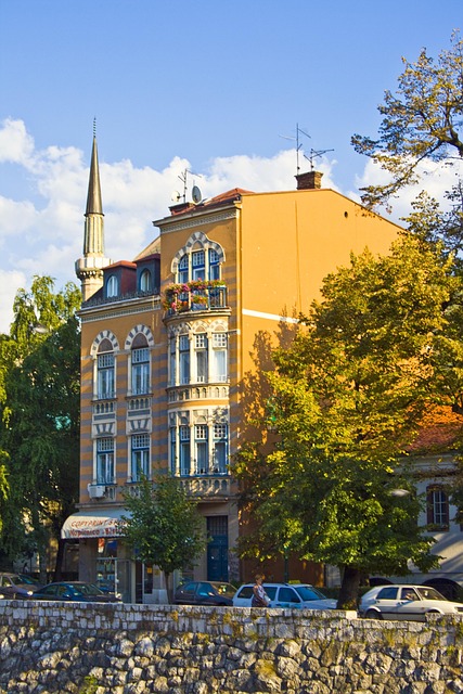 Sarajevo, Haus, Architektur, Minarett