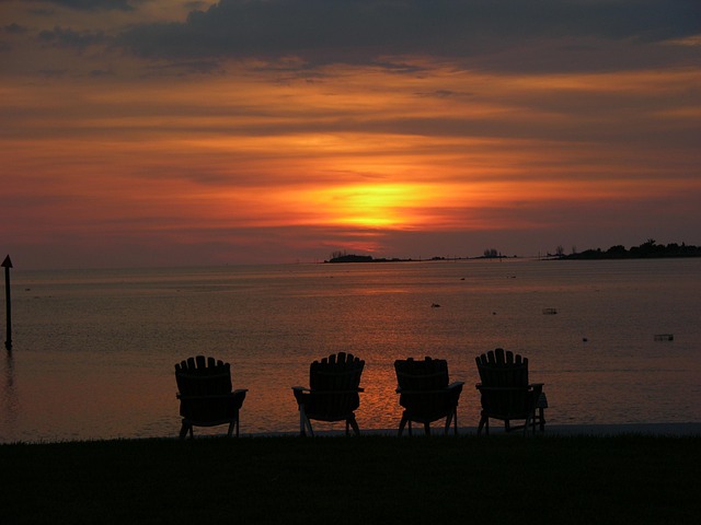 Free Sunset Sea photo and picture
