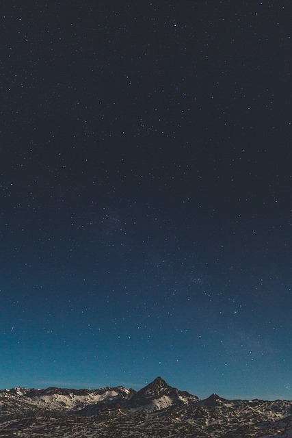 Free Blue Night Sky photo and picture
