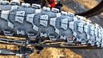 bike, tire, frost