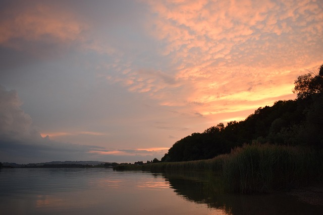 Free Chiemsee Sunset photo and picture