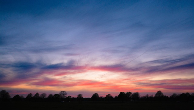 car, travel, trip, road, field, sunset, dark, sky, car wallpapers, nature, clouds
