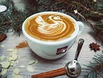 coffee, latte, art
