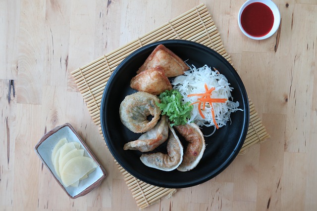 Free Dumplings Fried Food photo and picture