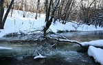 river, back on track, bend