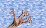 fantasy, hand, medusa's hand