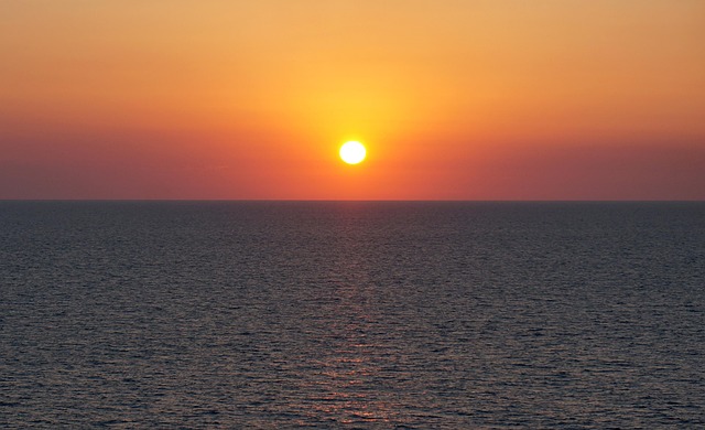 Free Sunset Sea Vacations photo and picture