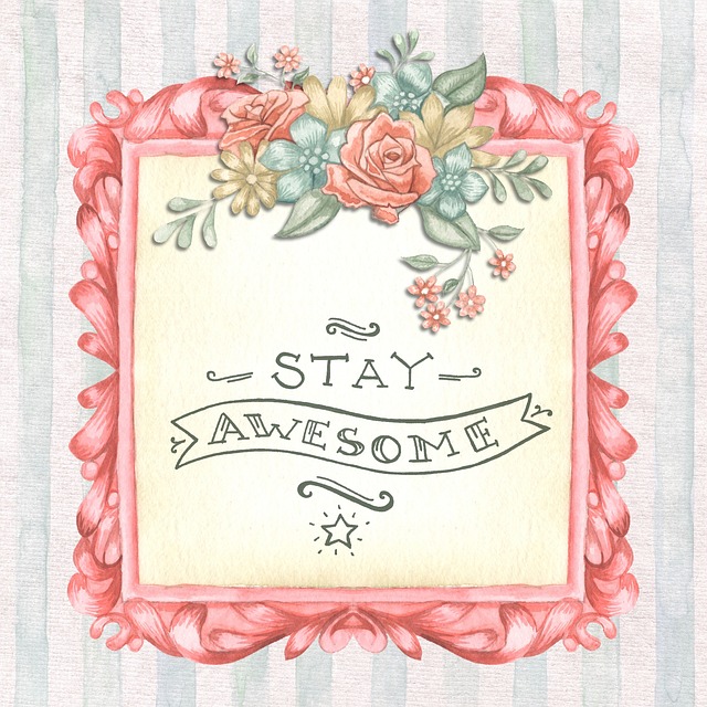 Free message awesome positive illustration