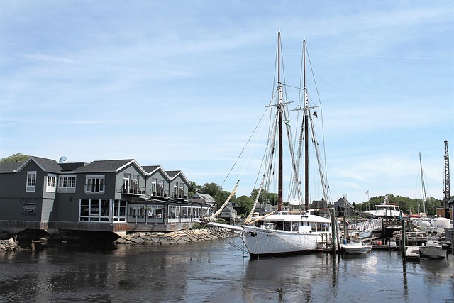 Velero, Maine, Puerto, Náutico, Bote