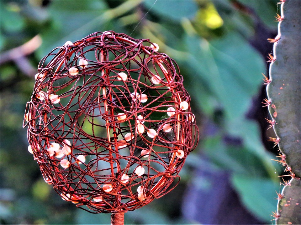 Sphere Yard Art Sunset Wire And Free photo on Pixabay Pixabay