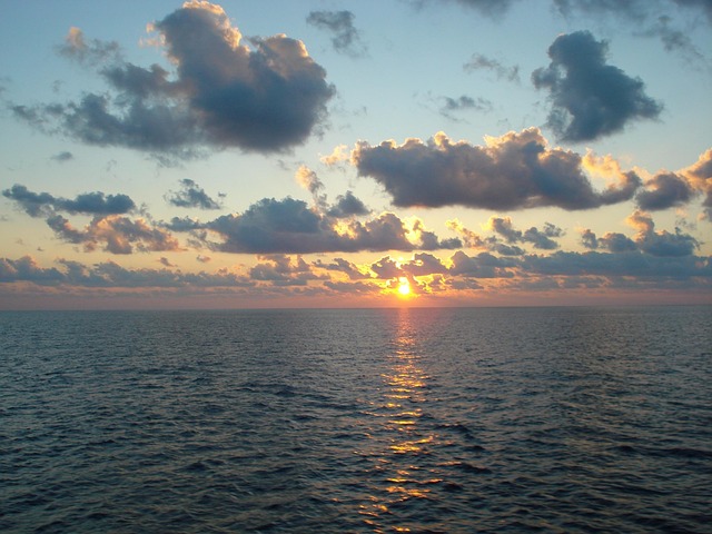 Free Sea Sunset photo and picture