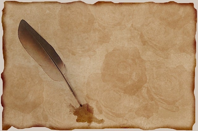 Free feather vintage vintage background illustration