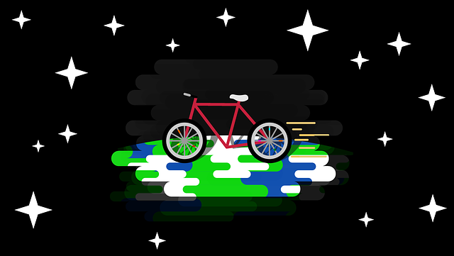 Free bike pink mr illustration