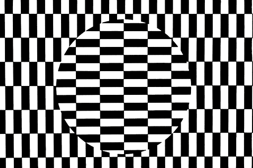 Illusion, Optik, Skabelon, Tjek
