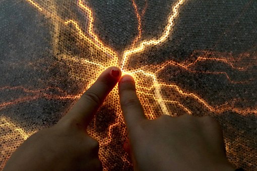 Blitze, Finger, Kontakt, Energi