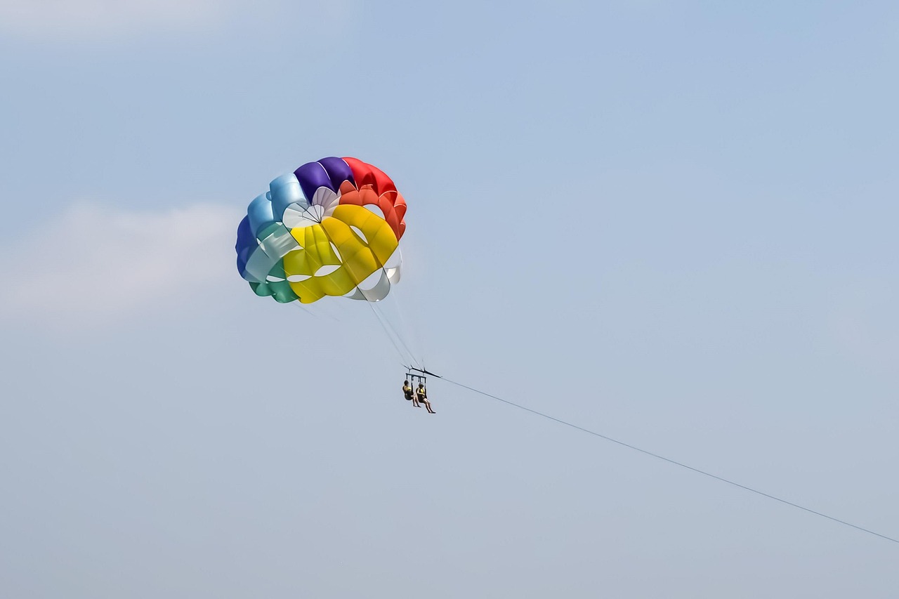 Parachute - free online jigsaw puzzle photo