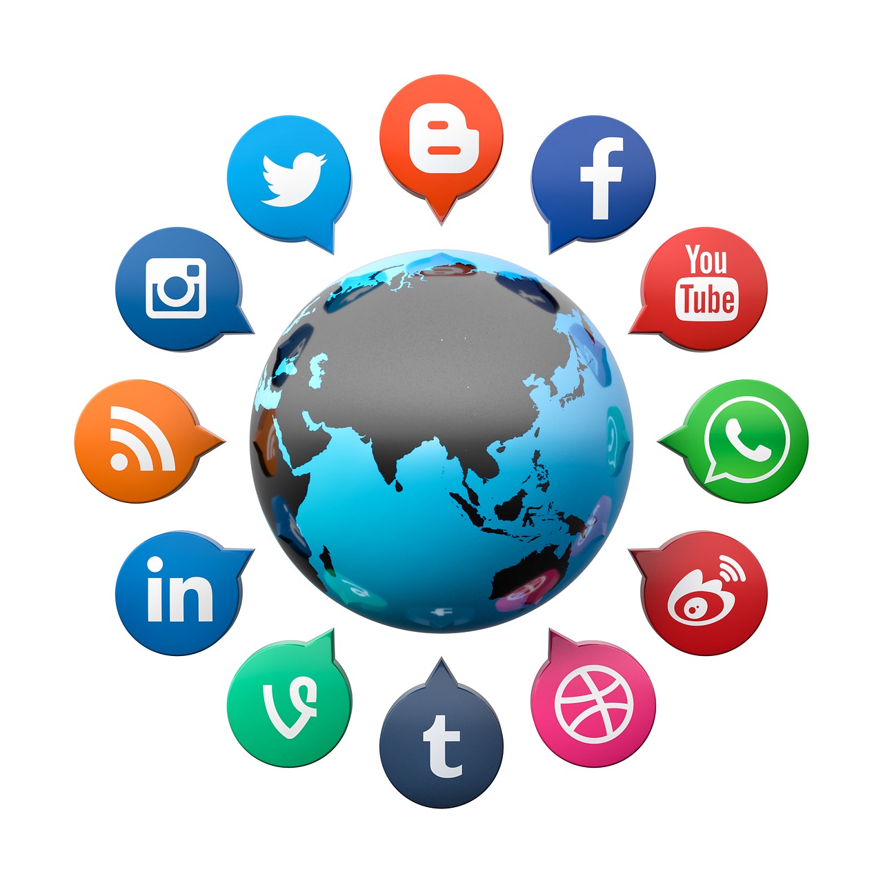 Sociale Media 3D Render Bubble Gratis Afbeelding Op Pixabay Sociale Media 3D Render Bubble Gratis Afbeelding Op Pixabay
