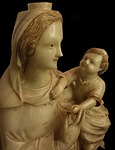 virgin, sculpture, polychrome