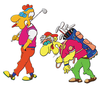 Assistent Golf Spiller, Golfspillere