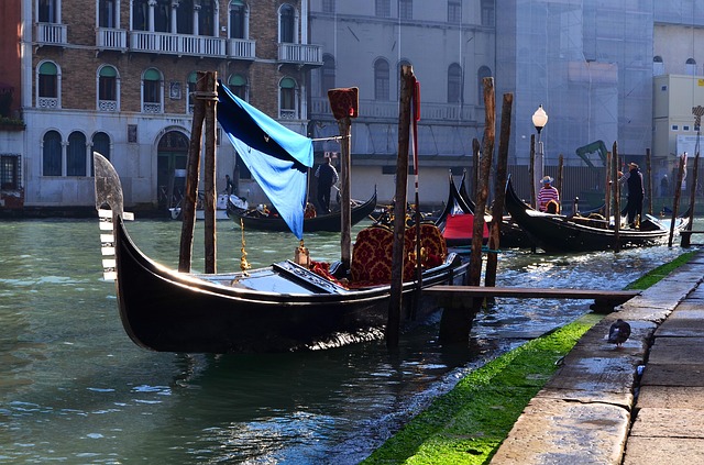 Venedig, Italien, Gondola, Street View
