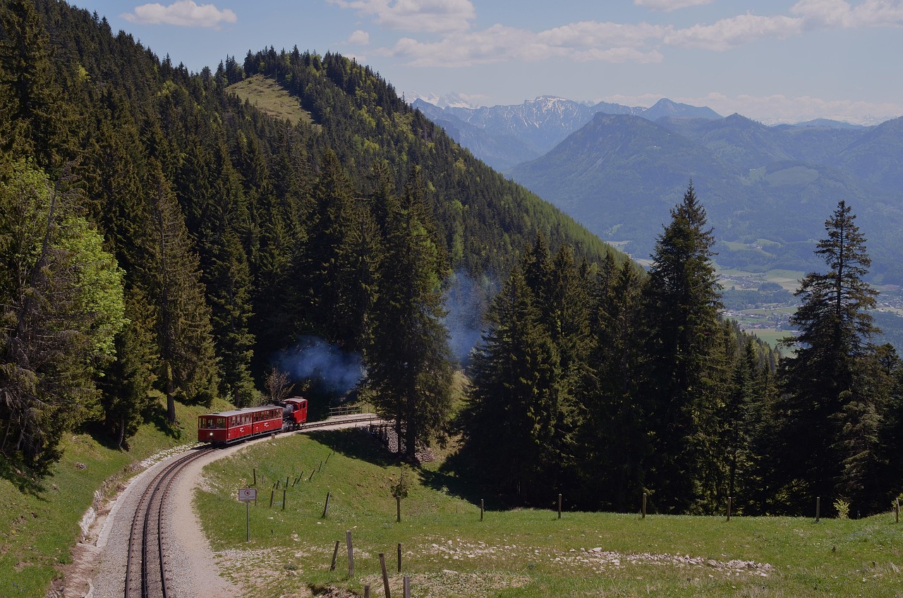 Mountain Railway - free online jigsaw puzzle photo