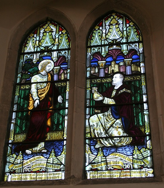 Free Stained Glass Window Chartham photo and picture