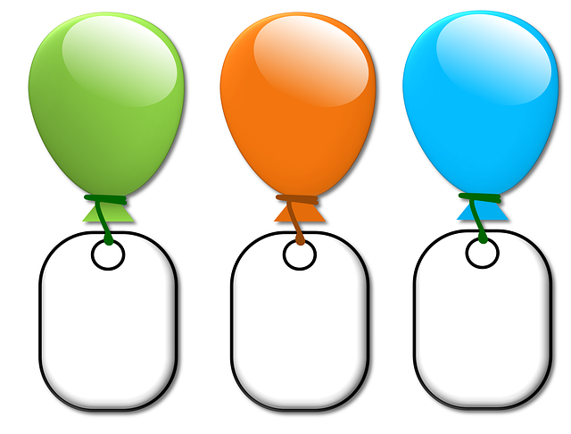 Free balloon green happy birthday illustration