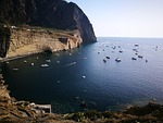 salina, islands, boats