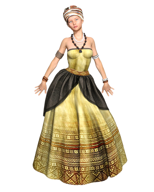 Free woman magic fantasy illustration