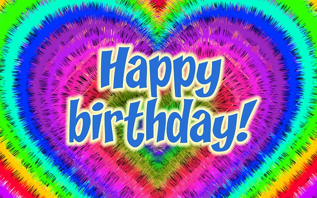 Free verjaardag gefeliciteerd felicitatie illustration