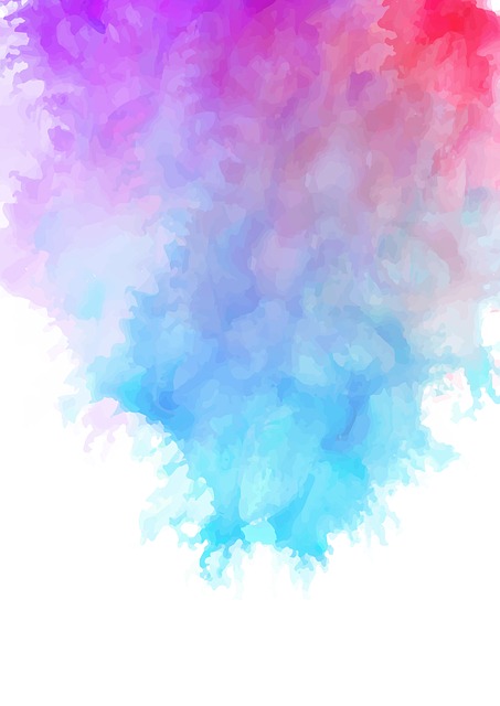 De Tres Colores, Acuarela, Fondo Blanco