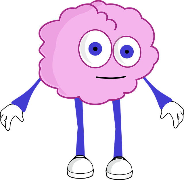 Free brain character animator illustration