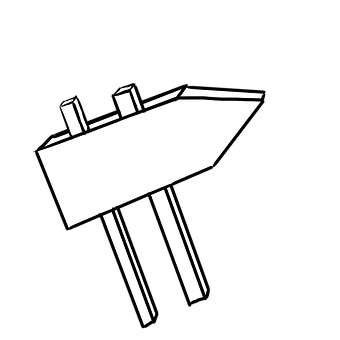 Free Sign Directions illustration and picture