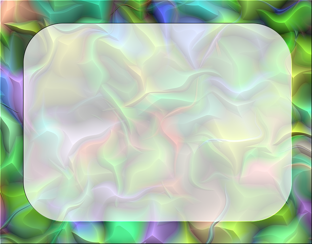 Ramme, Fotoramme, Polygon, Farverig
