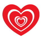 hart, rood hart, hartjes