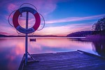 landscape, purple, beautiful