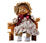 doll, girl, cry