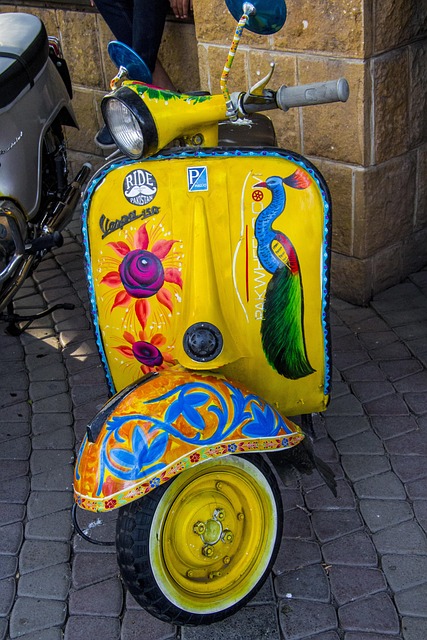 Vespa, Jahrgang, Vintage-Fahrrad
