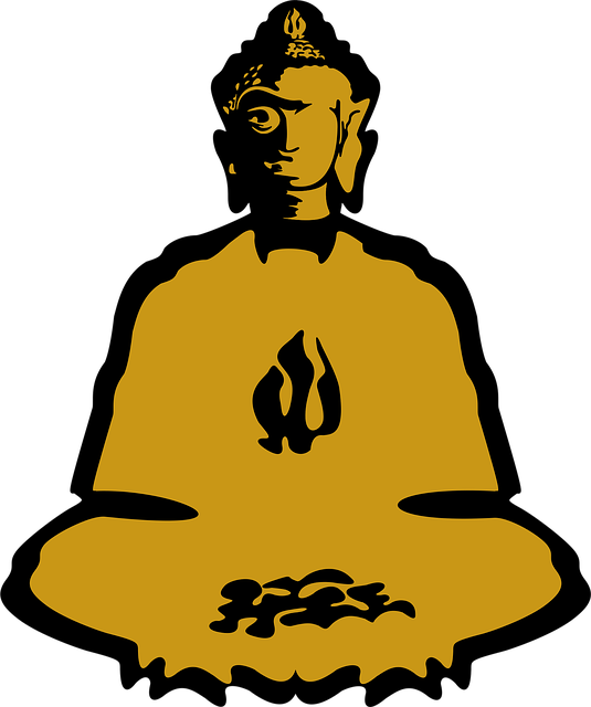 Free buddha statue buddhism vector