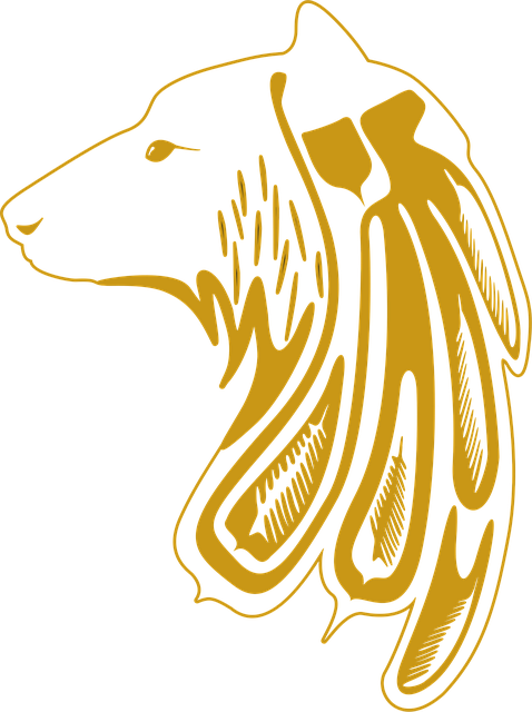Free wolf wolf head indian illustration