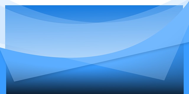 Free blue visit card illustration