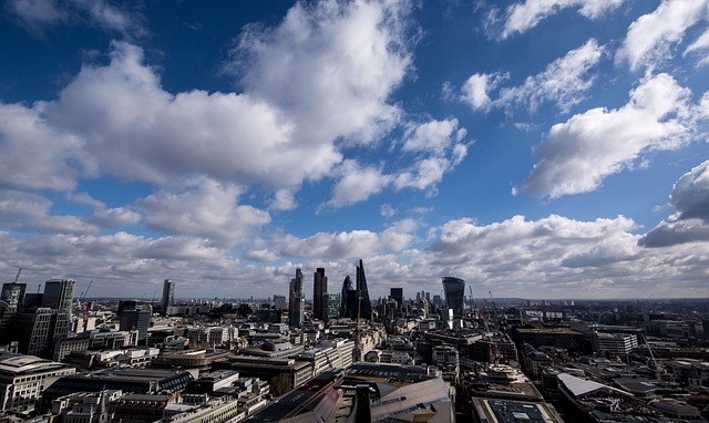 London, Himmel, Sky Garden, Skyer, Natur