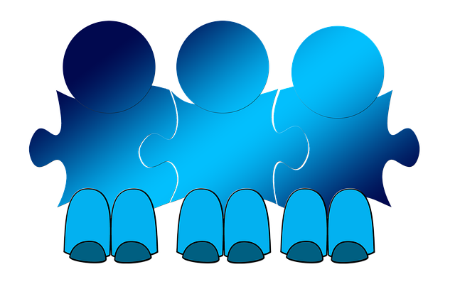 Free team business people collaboration illustration
