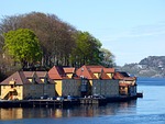 dock, wharf, building