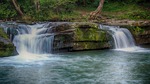 waterfall, water, nature