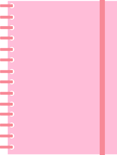 Free notebook school supplies stationery illustration